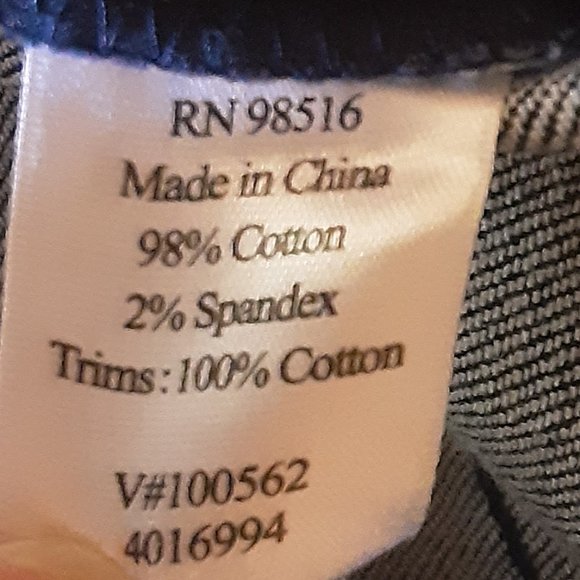 🌞 Coldwater Creek Cropped Jeans with Polka-dot Cuff Size 10 - Picture 15 of 16